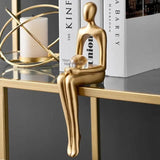 Resin Abstract Thinker Statue