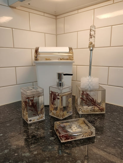 6 in 1 Acrylic Bathroom Accessories Set