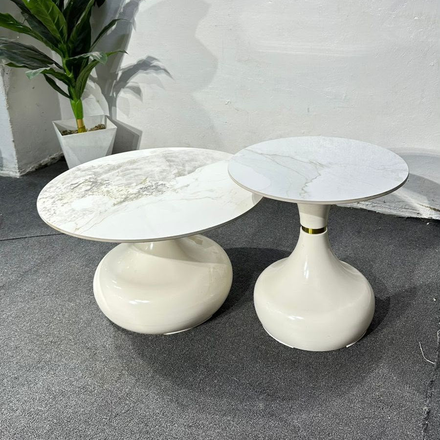 Marble-Top Nesting Coffee Tables
