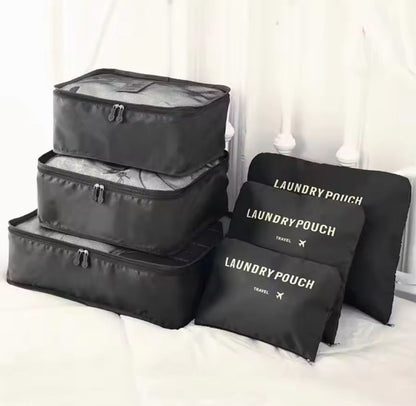 6 Luggage  Suitcase Organizer