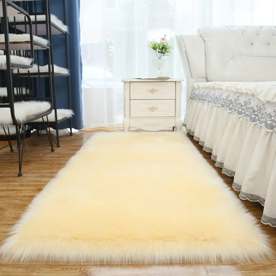 Faux Fur Mat 4x6 Feet