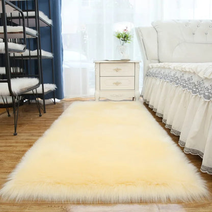 Faux Fur Mat 4x6 Feet