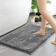 Finger print design door mat, size 50 × 80 cm, anti-slip and durable.