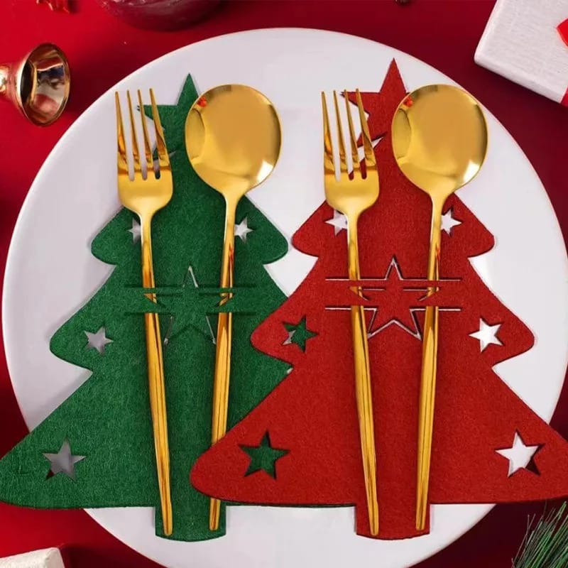 Christmas Cutlery Holder