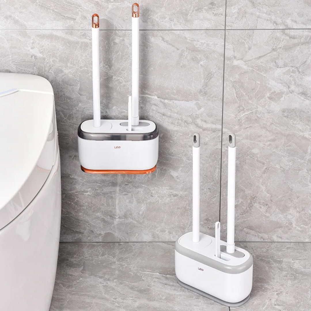 5-in-1 Toilet Cleaning Kit with Drying Holder
