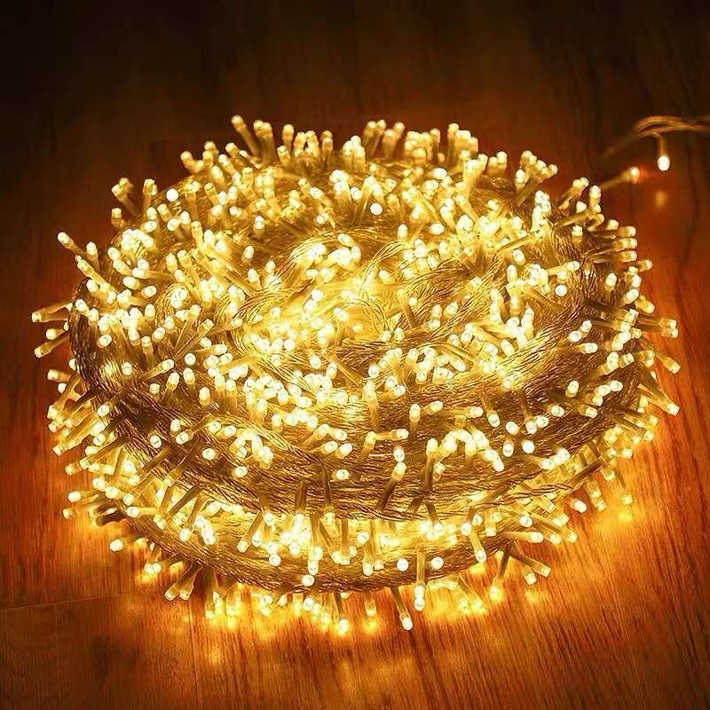 10m Fairy Christmas Lights With 100 Rubber String Bulbs