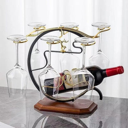 Goblet Storage Rack with 6 Hooks