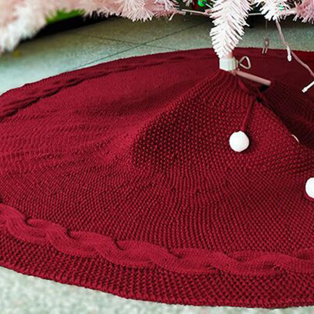 Christmas Knitted Tree Skirt