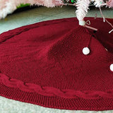 Christmas Knitted Tree Skirt