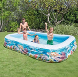 Flowered Inflatable Kids Pool