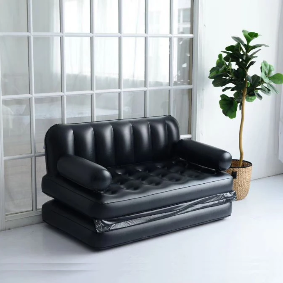 5-in-1 2-Seater Bestway Inflatable Pullout Sofa + Free Electric Pump