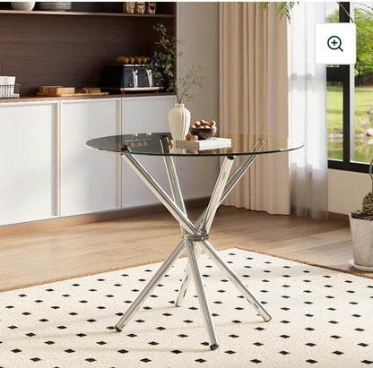 Round Glass Table