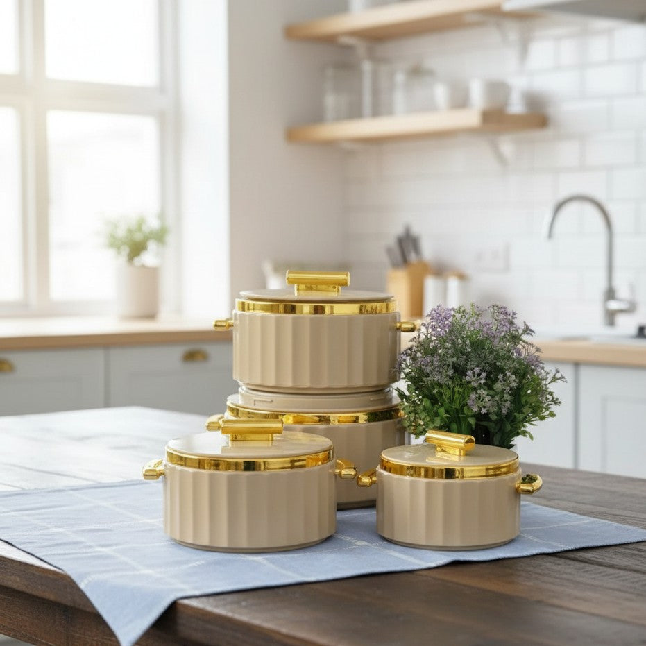 4pcs Insulated Hotpot Set