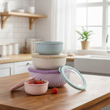 4 In 1 Stackable Salad Bowls