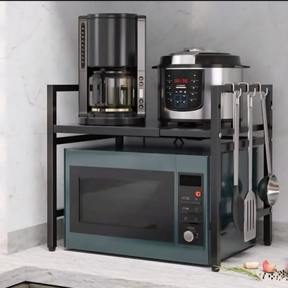 Single Layer Adjustable Microwave Stand