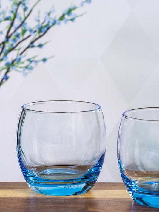 Salto blue glass with 290 ml capacity