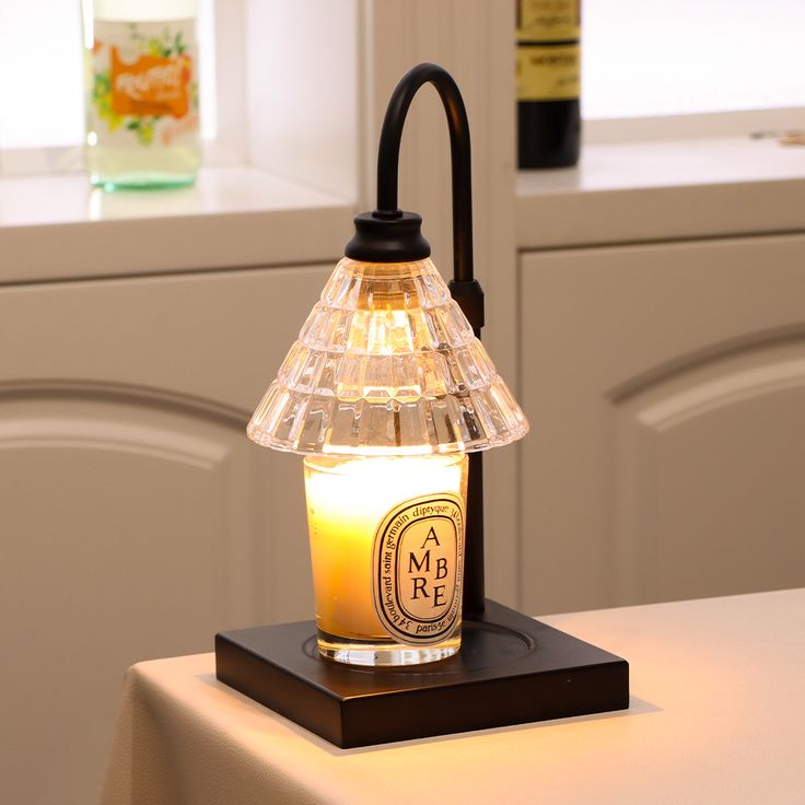 Electric Candle Warmer with Bamboo Base