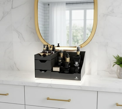 Desktop Cosmetic And Cologne Organizer