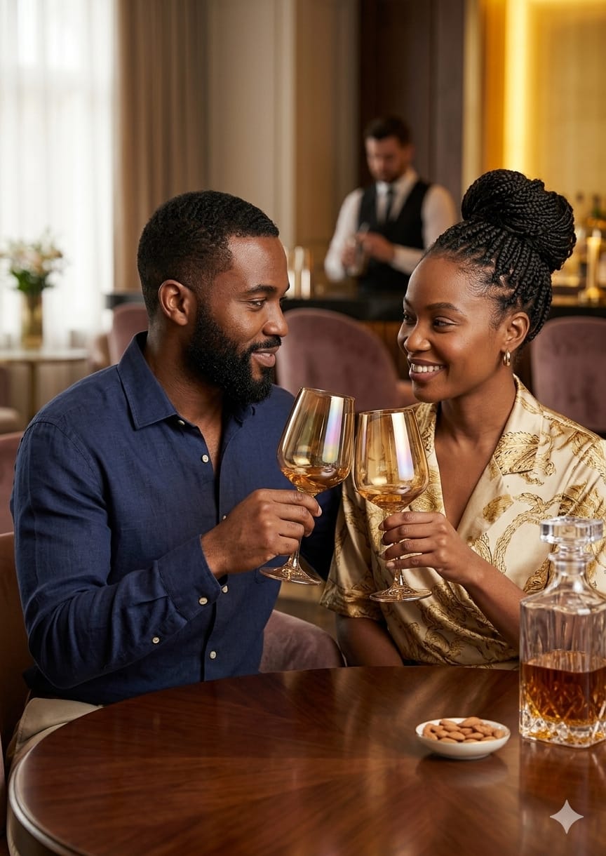 Gold  Wine Glass