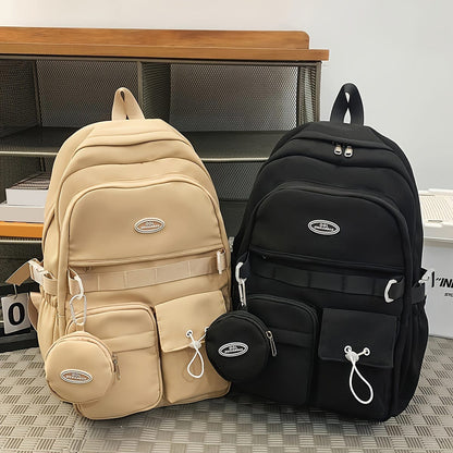 Large capacity sports travel backpack, durable multipurpose bag for gym travel and daily use. 🎒✨