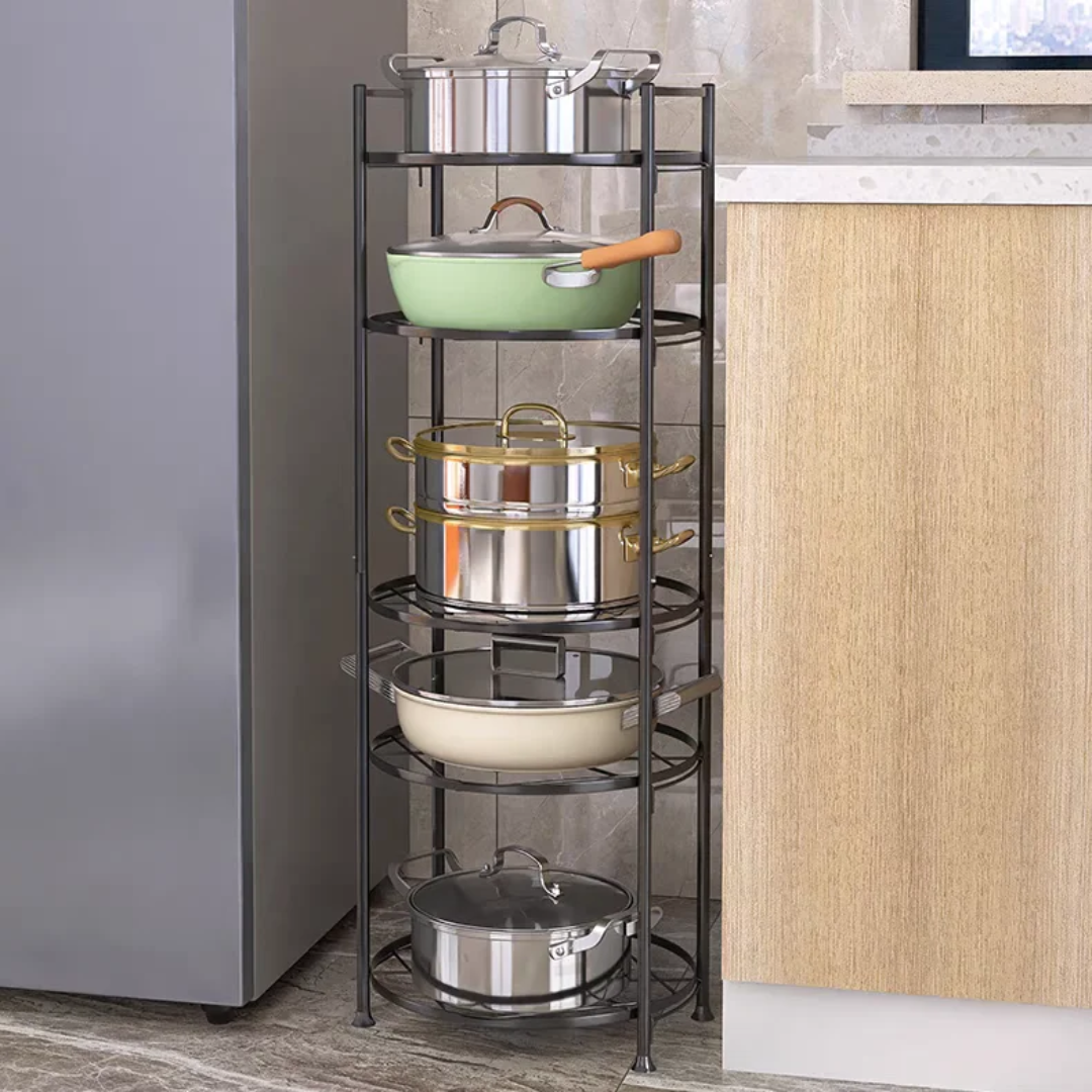 5-Tier Pot Rack Holder