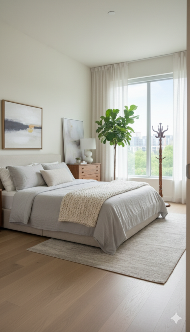 Heavy-Duty Wooden Coat Rack