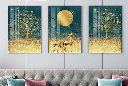 3Pc Wooden Wall Hangings