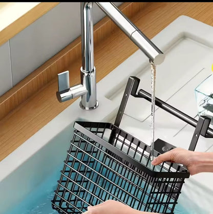 2Pc Over-the-Cabinet Door Organizer with Towel Rack