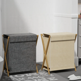 Foldable Laundry Hamper with Cover Lid