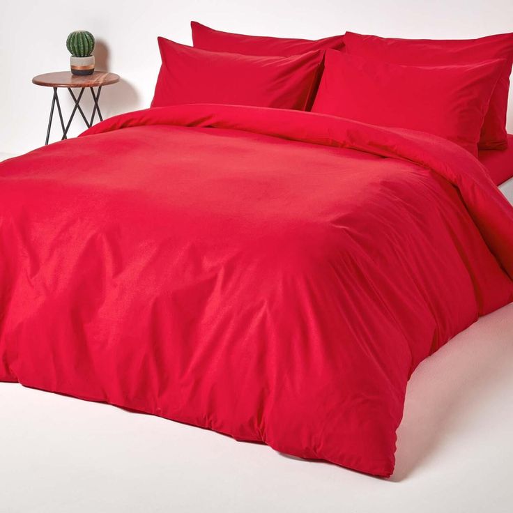 6pcs Cotton Plain Duvet Cover Set 7×8