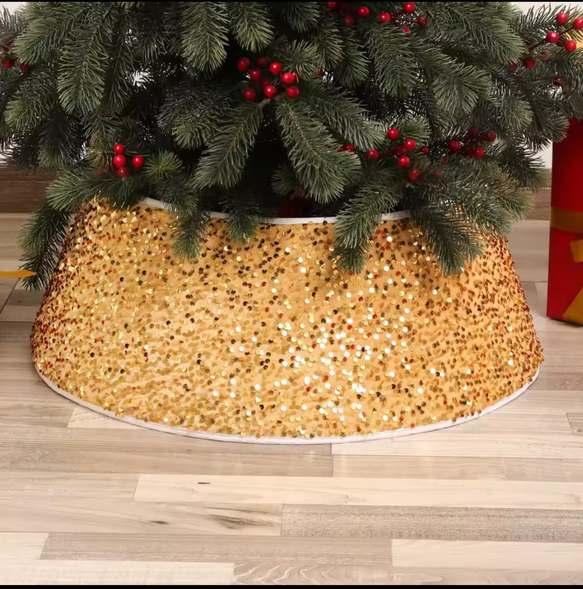 3D Christmas Tree Collar and Decorative Base Cover