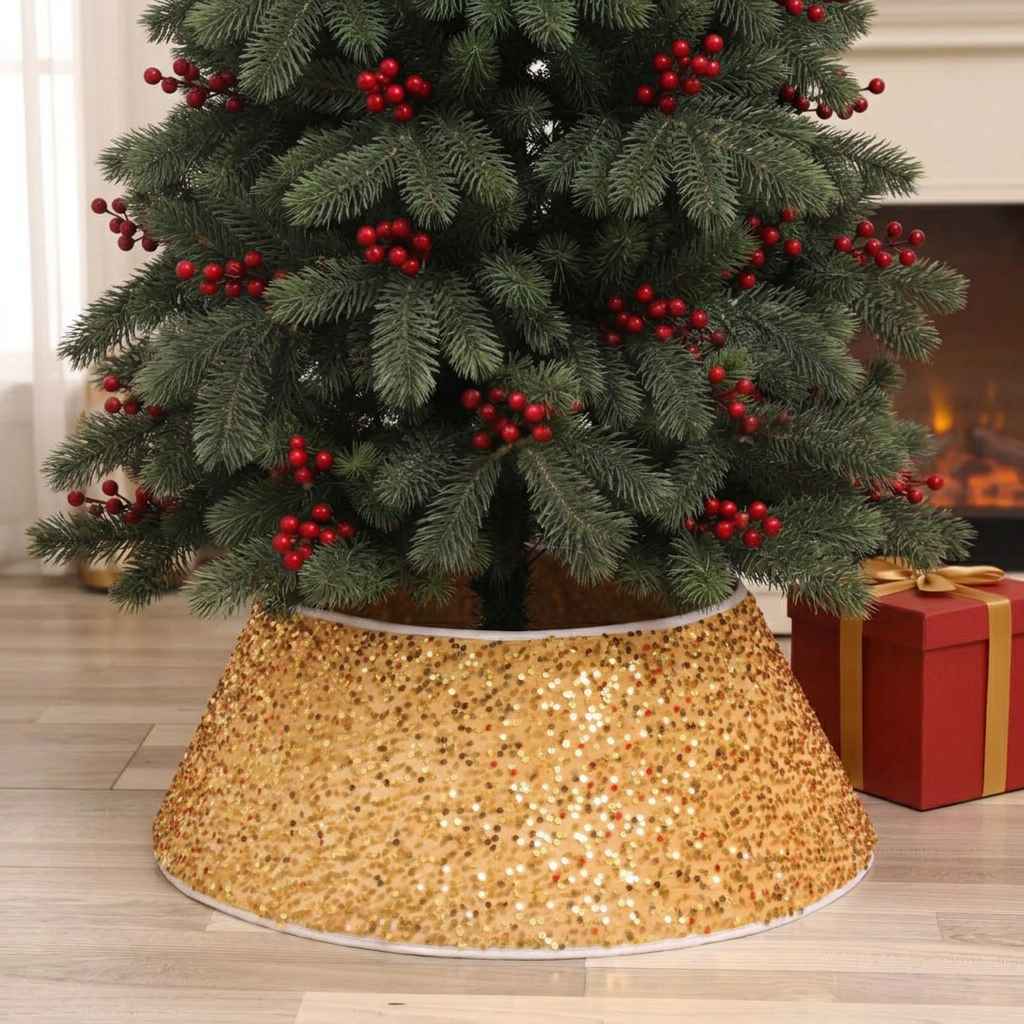 3D Christmas Tree Collar and Decorative Base Cover
