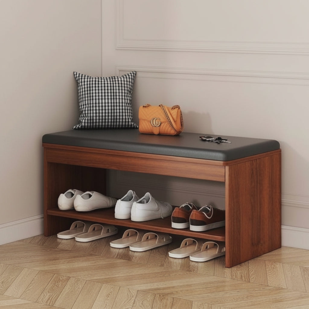 Entryway Shoe Bench with Storage