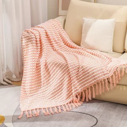 Knitted Throw Blanket