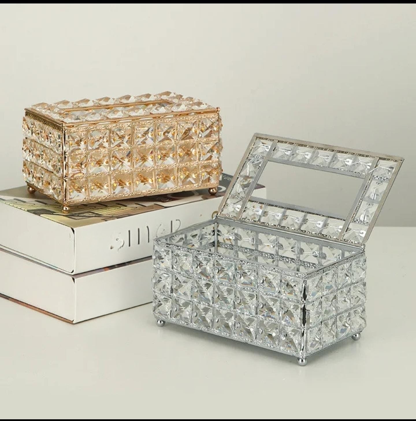 Sparkling Crystal Serviette Holder