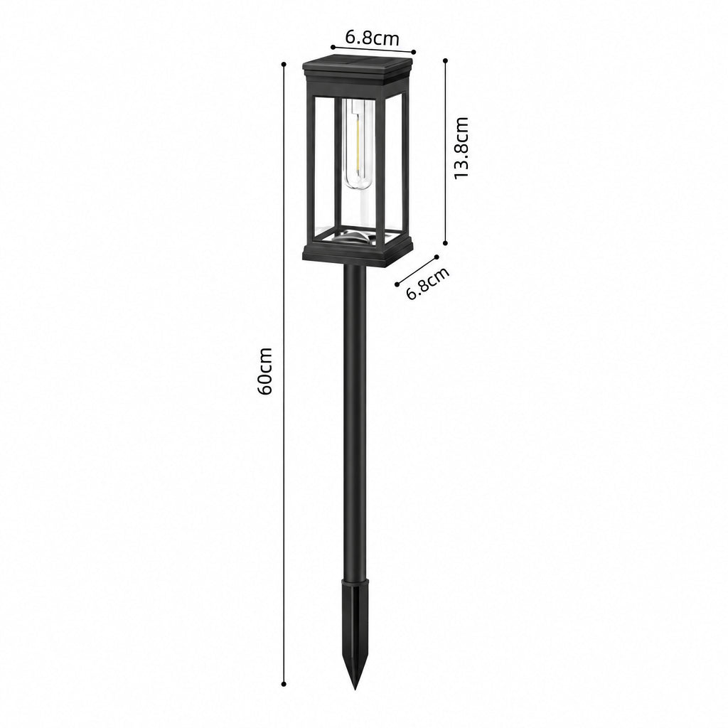 60cm Long Solar Outdoor Pathway Garden Lights