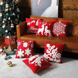 6Pcs Christmas Themed Pillow Covers