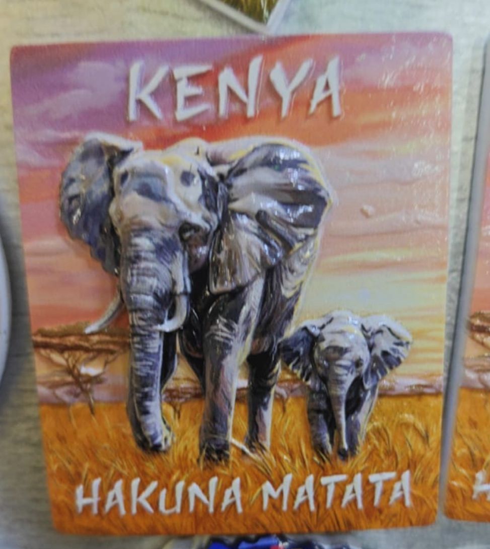 Africa Heritage Magnet Fridge Décor Cultural Souvenir