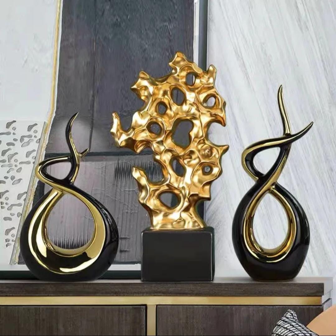 2 Piece Ceramic Decorative Ornaments