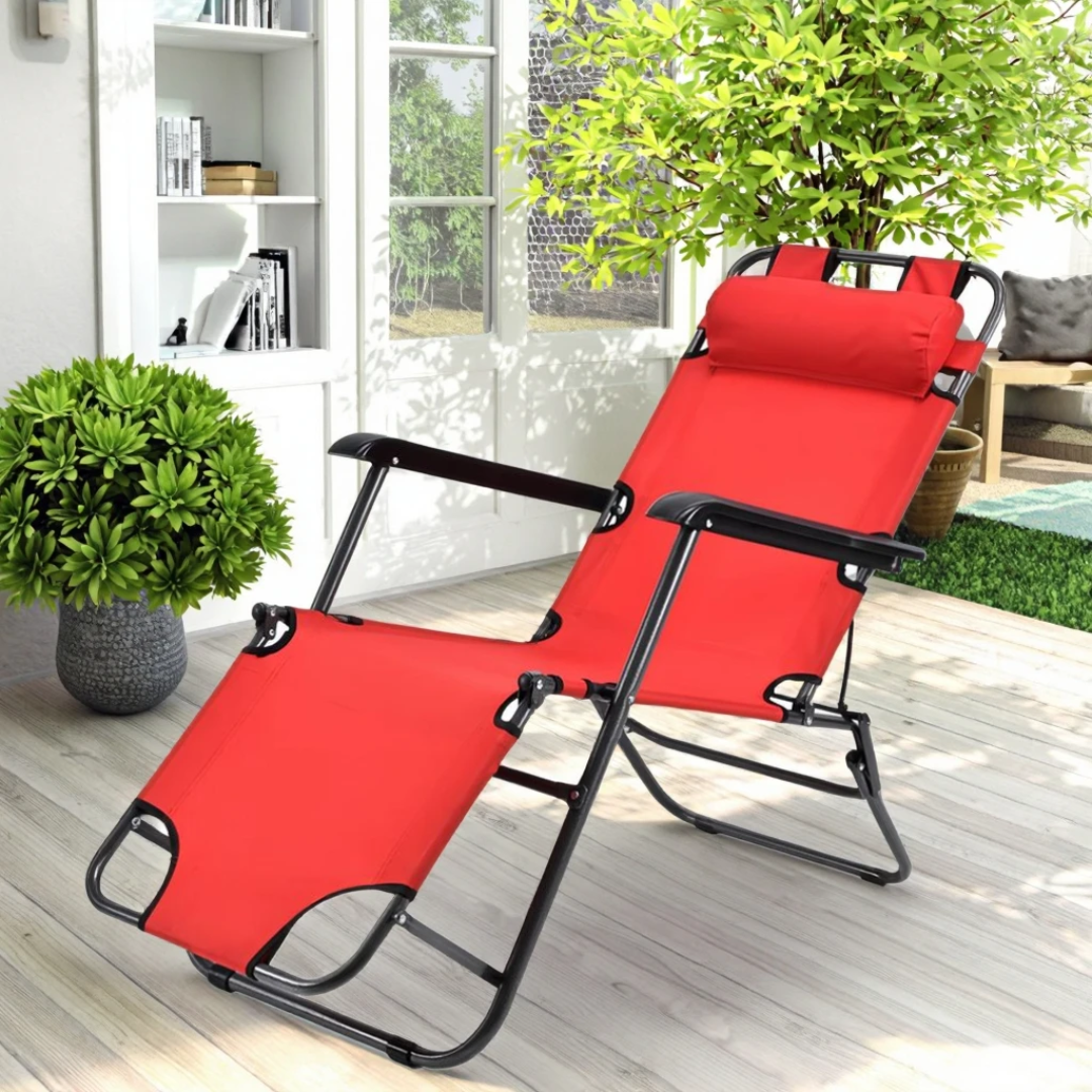 Foldable Outdoor Reclining Camping Chair