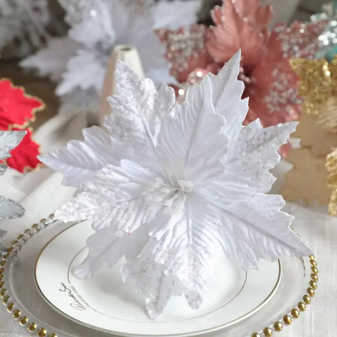 Christmas Glitter Flower