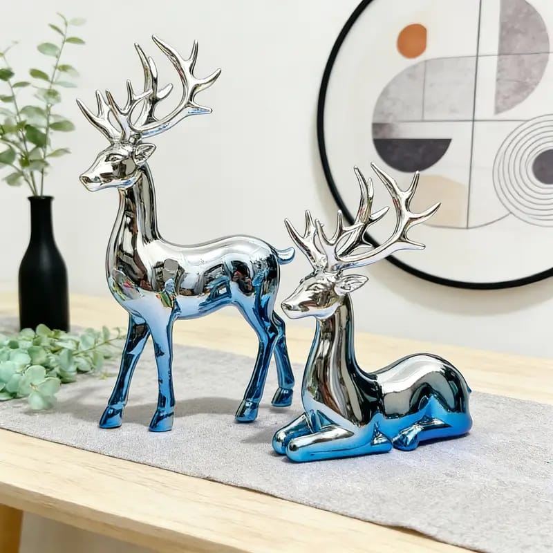 Gold Elk Deer Ornament