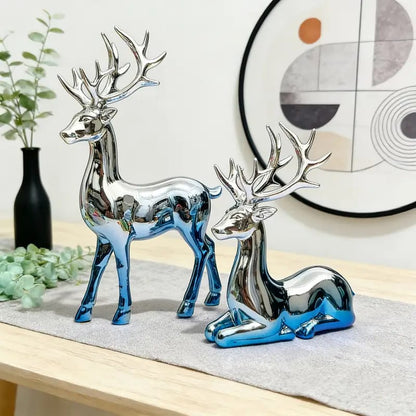 Gold Elk Deer Ornament