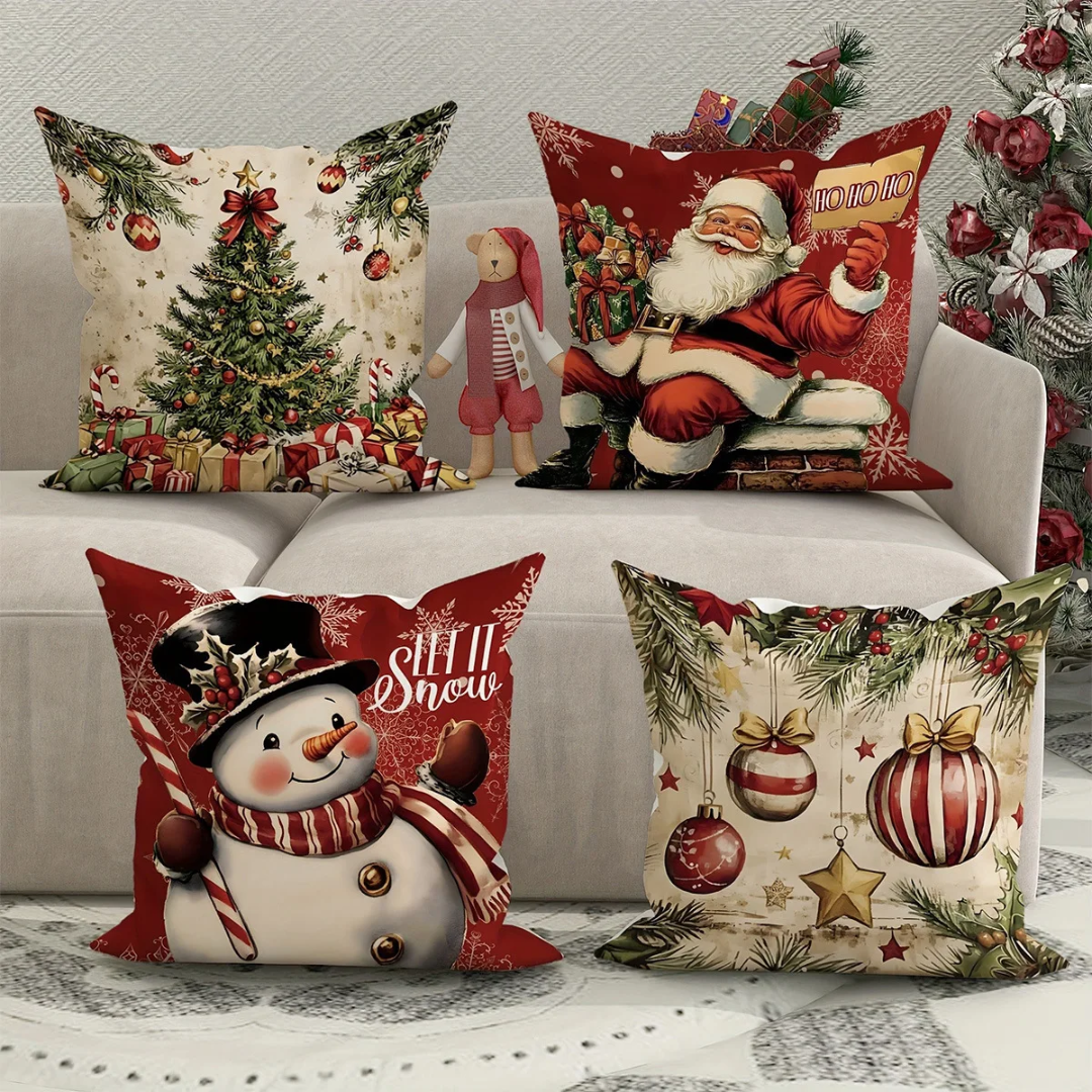 Christmas Throw Pillow Cases
