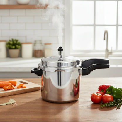 7.5 Litres pressure cooker for fast and efficient home cooking