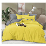 Plain Double-Sided Cotton Duvet Cover