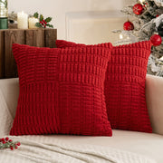 45 × 45cm White Christmas Corduroy Cushion Covers for Festive Living Room and Bedroom Décor available in Nairobi, Kenya