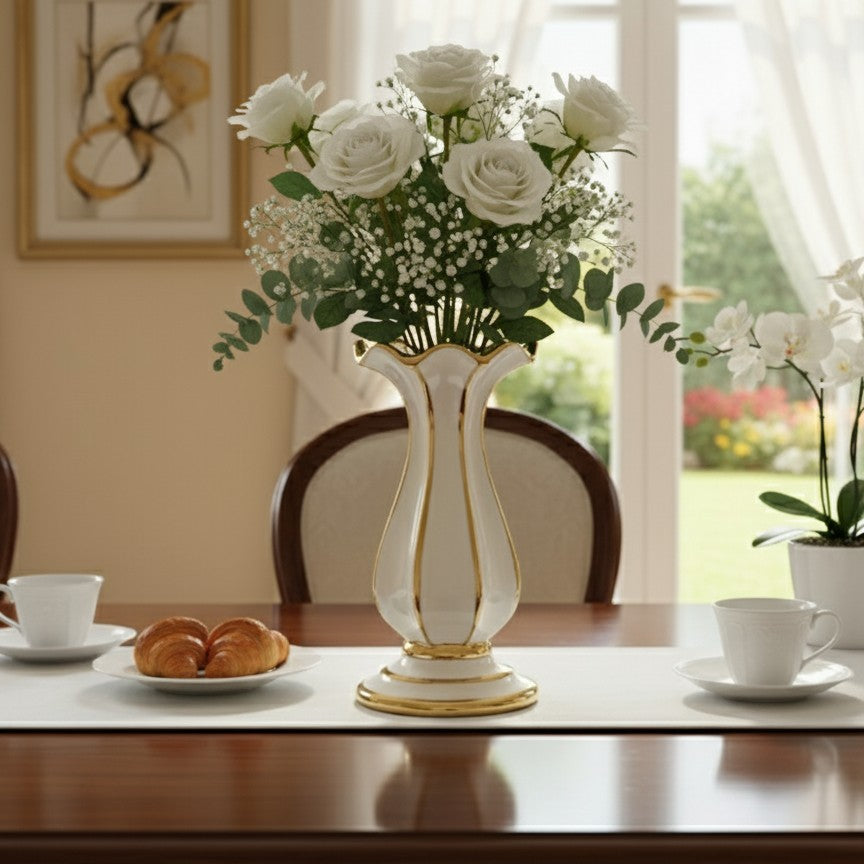 Gold Ceramic Vase