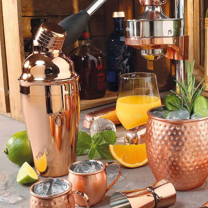 Rose Gold Cocktail Shaker – Stainless Steel, 550ml & 775ml