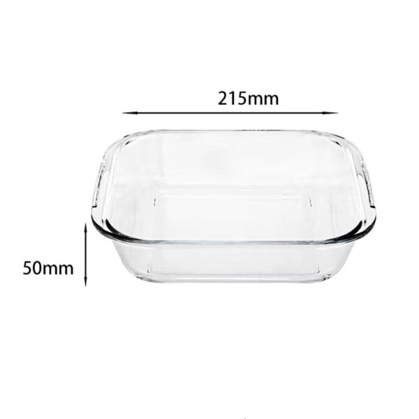 1L Square Glass Baking Dish